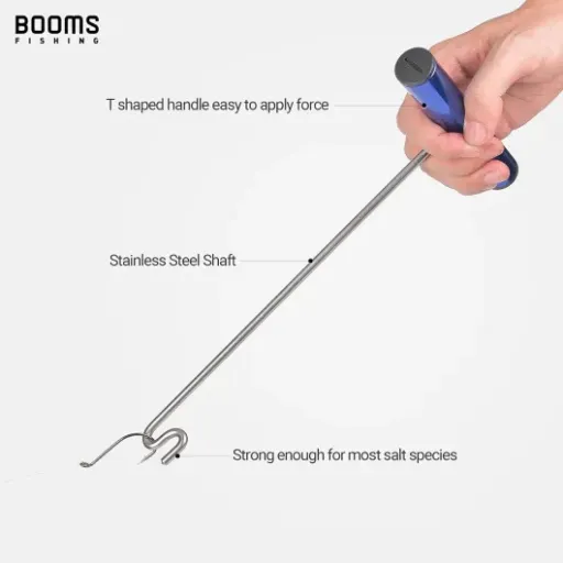 Test Booms Fishing R08 : le décroche-hameçon long qui évite de mettre les mains dans la gueule des poissons