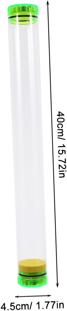 Tube Flotteur De Pêche Transparent 2 Pièces Accessoire De Rangement Portable avec Éponge Intégrée Protection Flotteurs Matériel De Pêche Léger Et Pratique