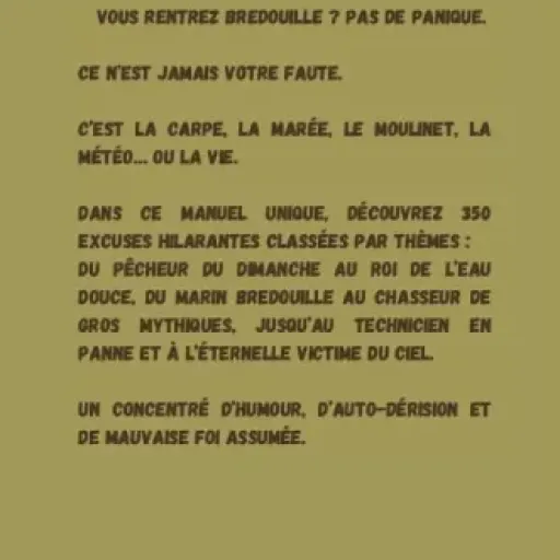 Test « Excuses de pêche » : le petit livre marronnier pour dédramatiser les capots