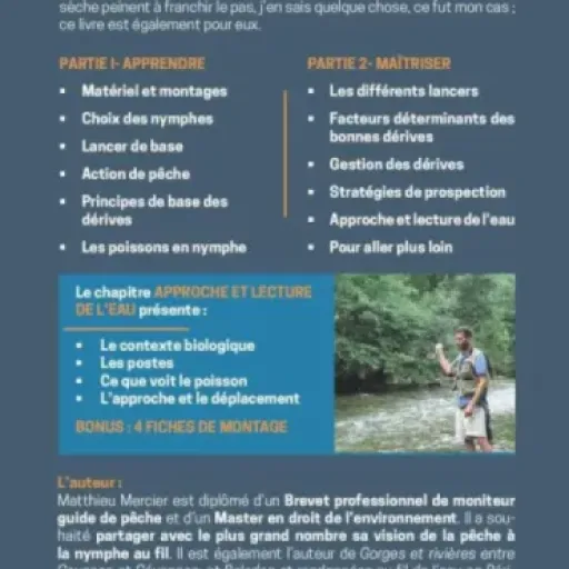 Test APPRENDRE ET MAÎTRISER LA NYMPHE AU FIL : un bouquin sérieux pour passer un cap à la rivière