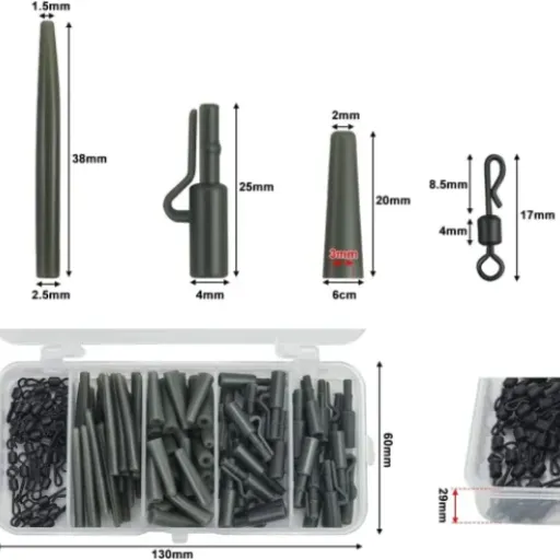 Test kit 40 pièces carpe Hsthe Sea : le petit set pas cher qui fait le job pour les montages de base