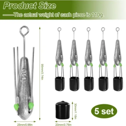 Test Plombs Surfcasting 110 g (lot de 5) : des grappins simples qui font le job pour bloquer dans les vagues