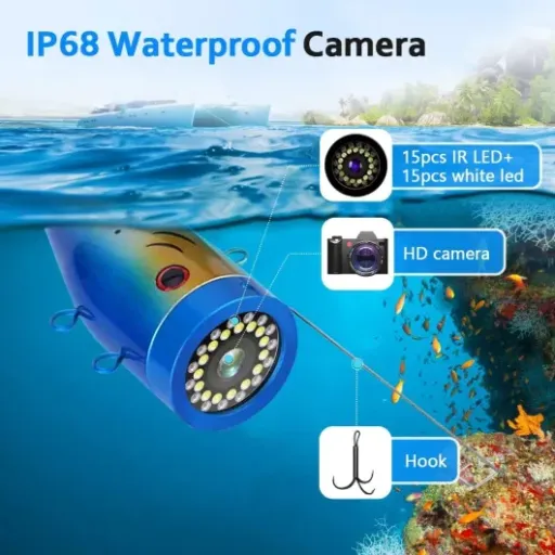 Test Camera sous Marine Peche MOUNTAINONE : pratique pour voir sous l’eau, mais un peu loterie sur la fiabilité