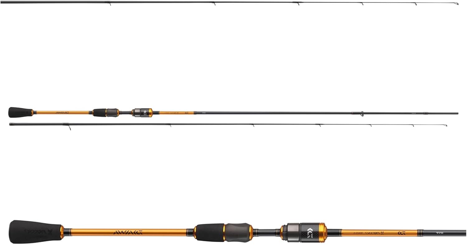 DAIWA Presso Trout Spin, Canne à Pêche Spinning UL, Canne à Truite 2,10m / 0,5-5g
