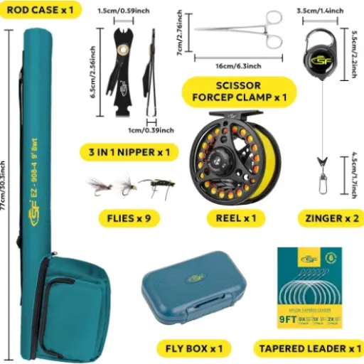 Test SF combo canne à mouche 8WT : un kit complet pour débuter sans se ruiner